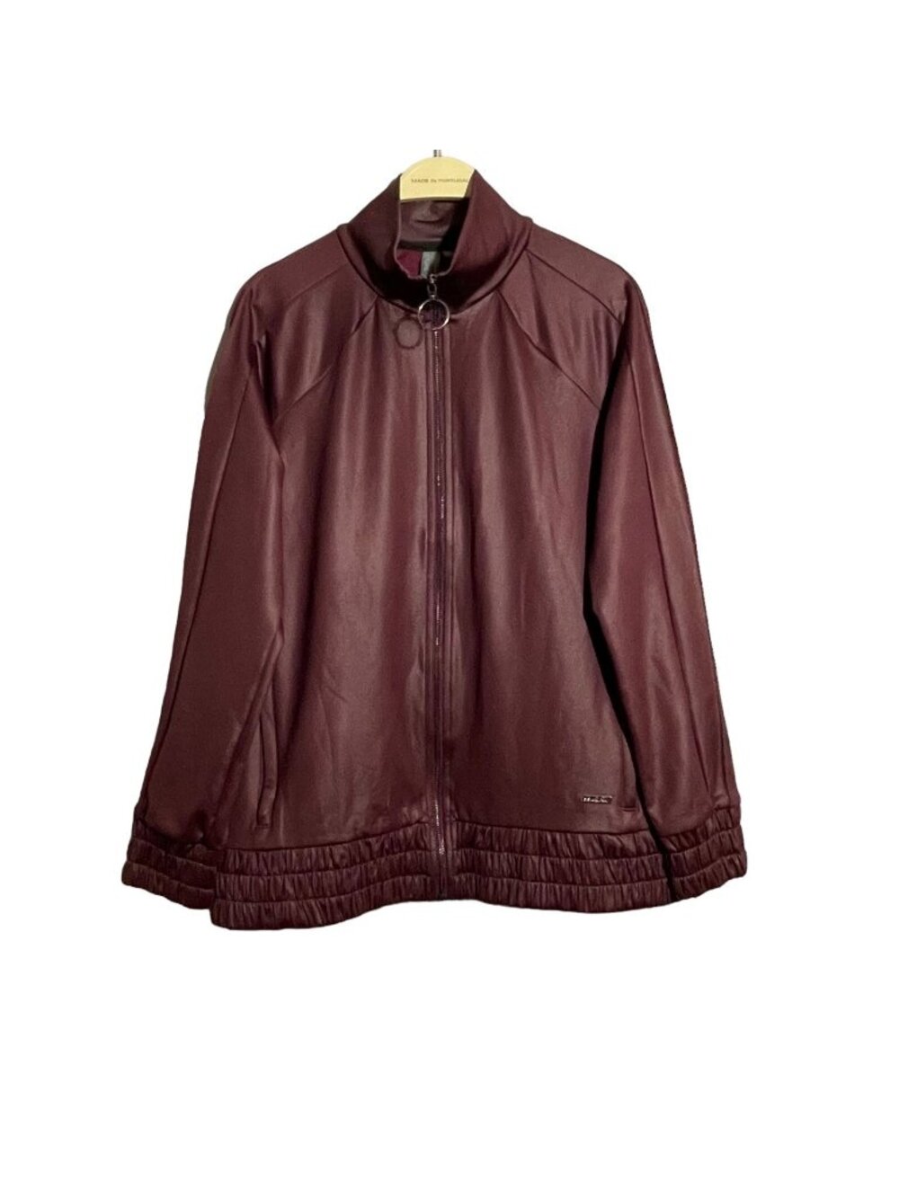 Sweaty Betty Jacket Women Size M Athletic Sports Activewear Burgundy Pocket Zip